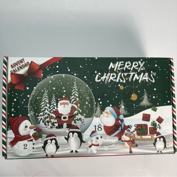 Christmas Advent Calendar Ages 3+ DIY Create a Mermaid Scene in a Globe. - Picture 1 of 11